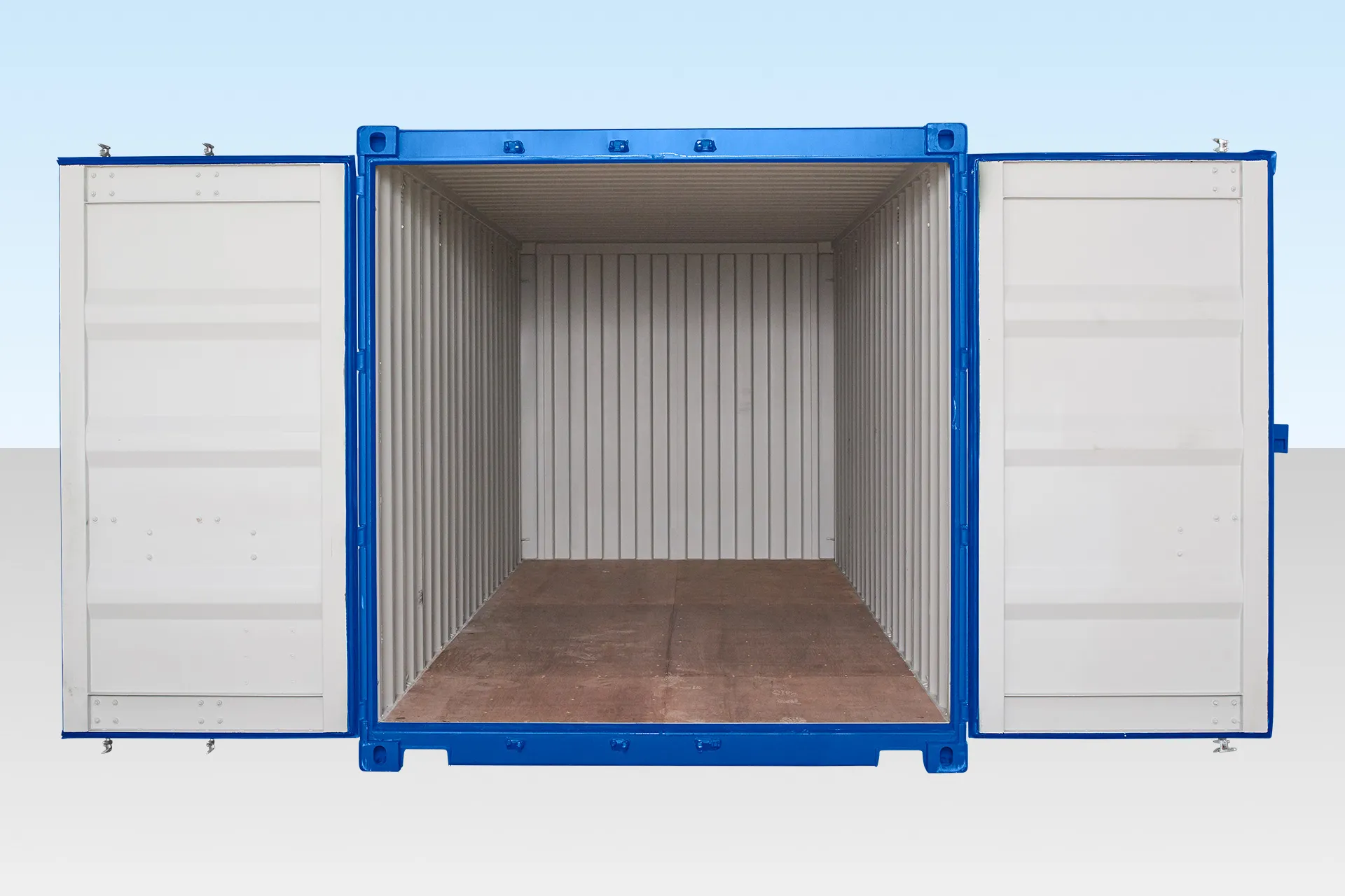 20Ft Shipping Container (One Trip) - Blue - Image 2