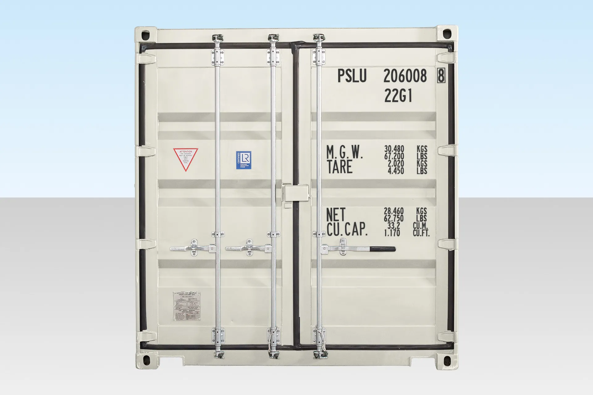 20Ft Shipping Container (One Trip) - White - Image 3